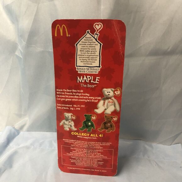 Vintage Lot of 14 TY Beanie Babies McDonalds  Sealed New Chilly, Peanut, Etc. - Picture 5 of 16